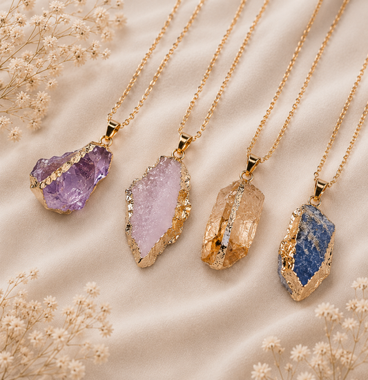 Aurora Raw Amethyst Necklace