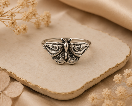 Moon Moth Ring