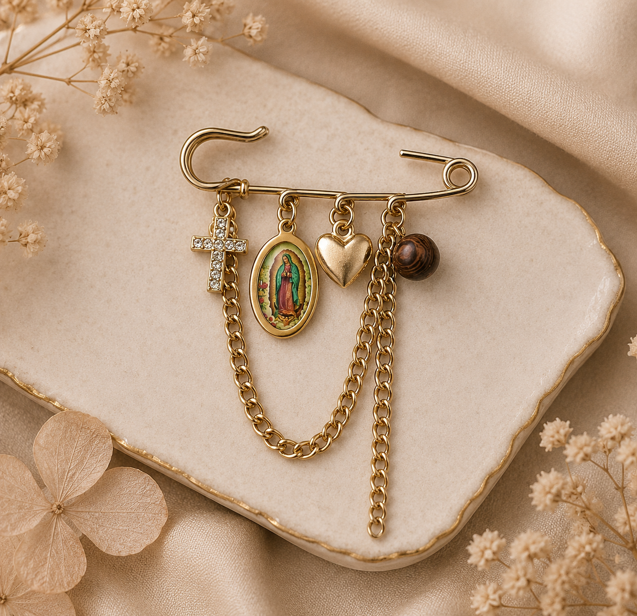 Sacred Grace Charm Brooch