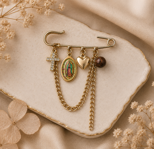 Sacred Grace Charm Brooch