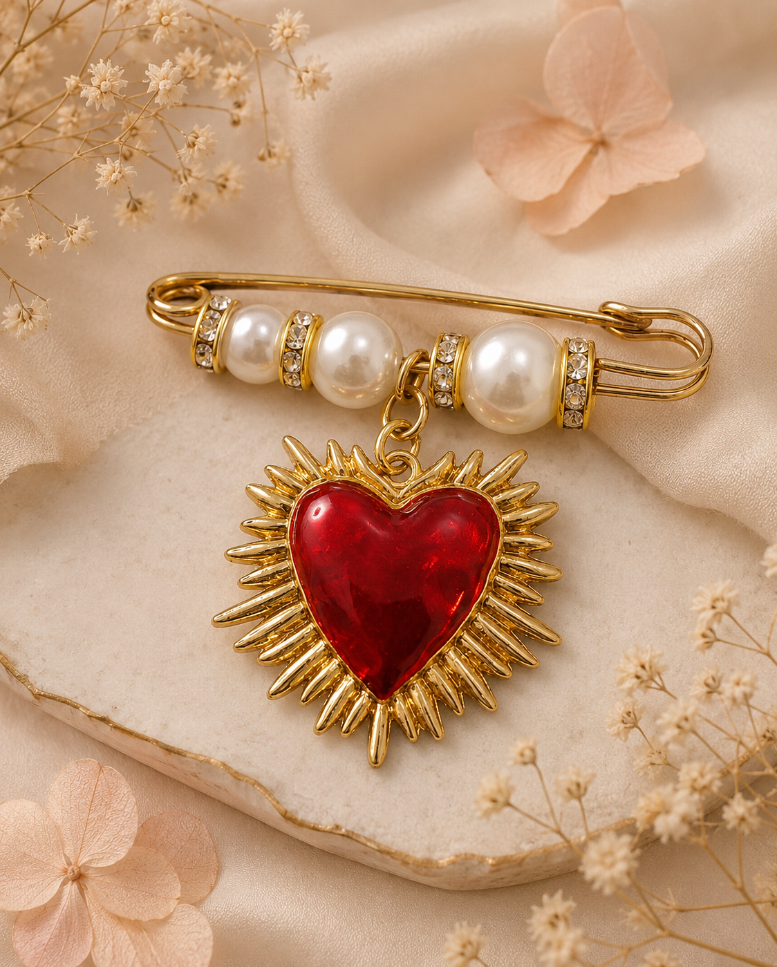 Sacred Heart Brooch