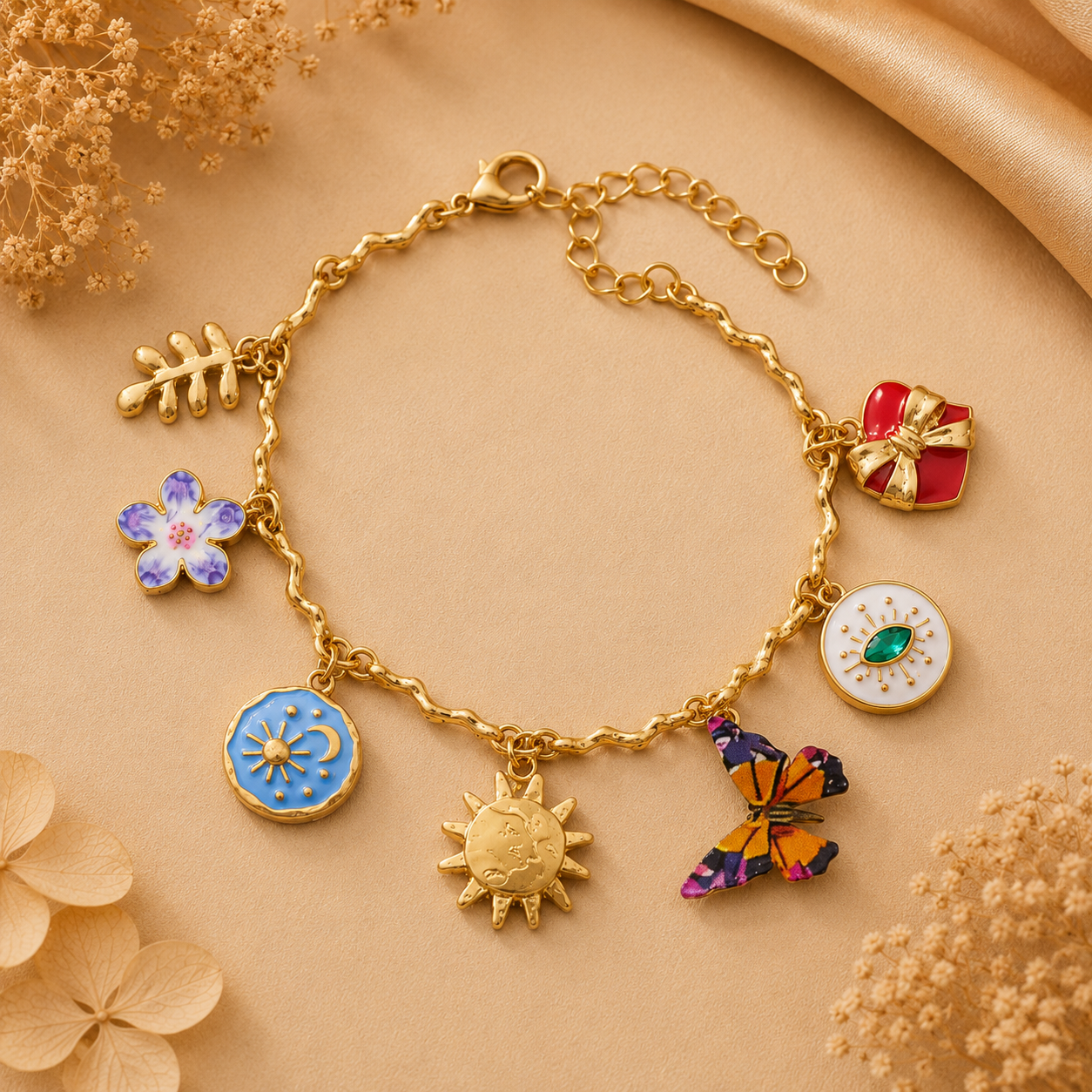 Summer Vibe Charm Bracelet