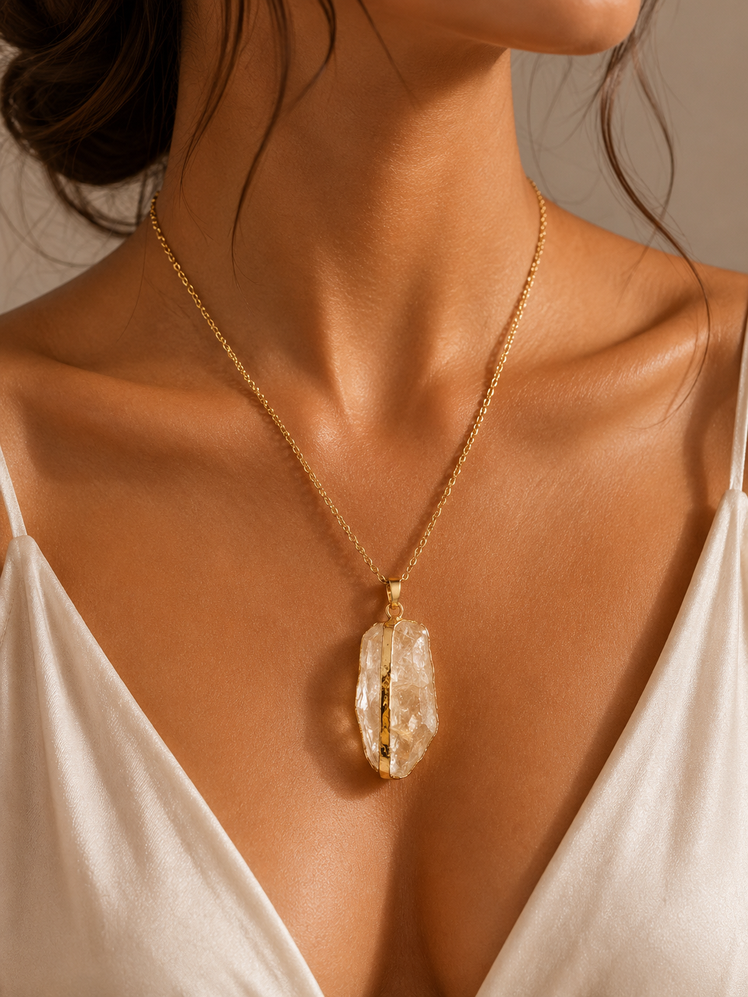 Aurora Raw Amethyst Necklace